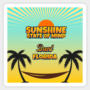 Brent Florida - Sunshine State of Mind Sticker